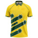 Australia T20 World Cup 1999 Half Sleeves Cricket Fan Jersey Australia T20 World Cup 1999 Half Sleeves Cricket Fan Jersey