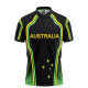 Australia T20 World Cup 2012 Half Sleeves Cricket Fan Jersey Australia T20 World Cup 2012 Half Sleeves Cricket Fan Jersey