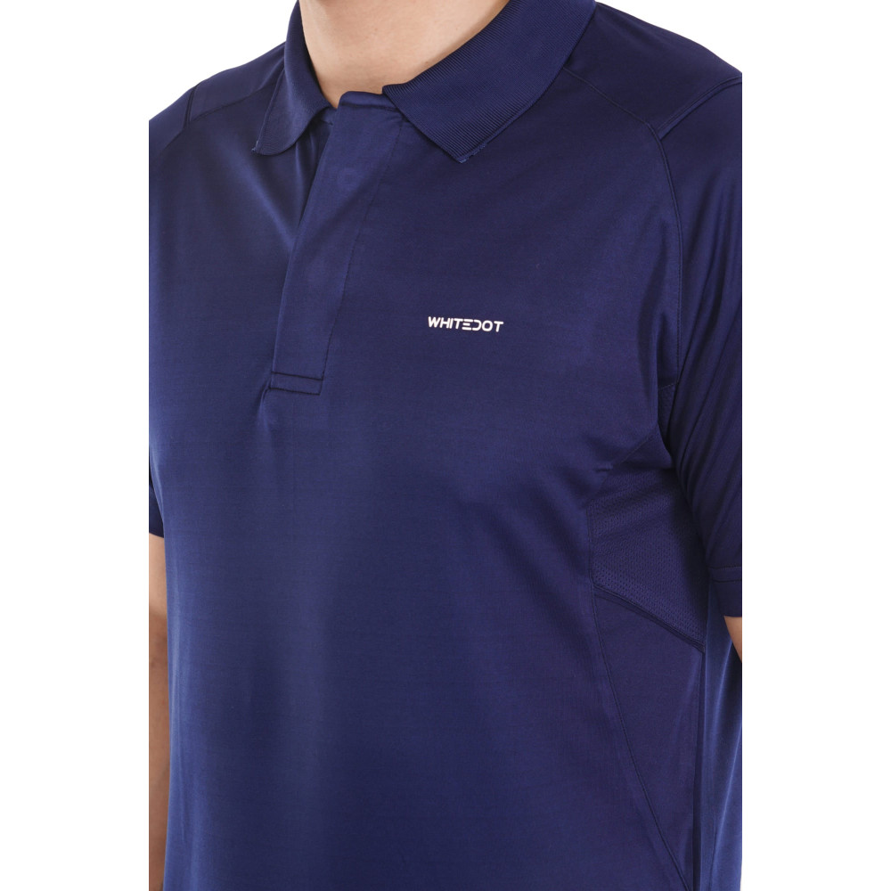 Omega Dri-FIT Navy Blue Polo T-Shirt Omega Dri-FIT Navy Blue Polo T-Shirt