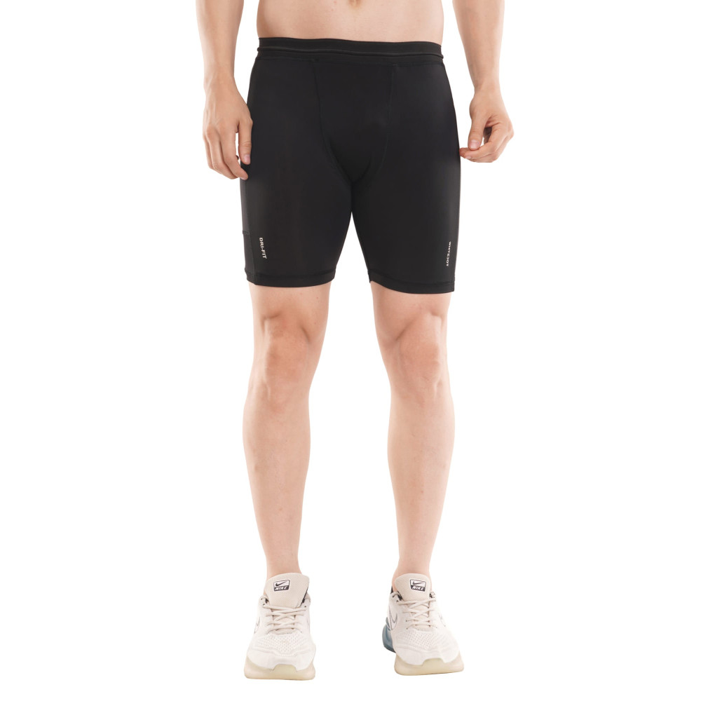 Sigma Black Quick Dry Compression Shorts with Mobile Pocket Sigma Black Quick Dry Compression Shorts with Mobile Pocket