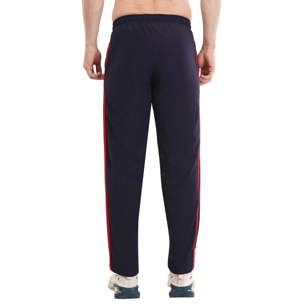 Lycra Navy Blue Red Trouser Track Pants Lycra Navy Blue Red Trouser Track Pants