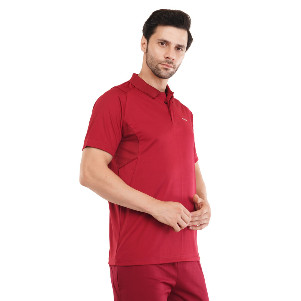 Omega Dri-FIT Maroon Polo T-Shirt Omega Dri-FIT Maroon Polo T-Shirt