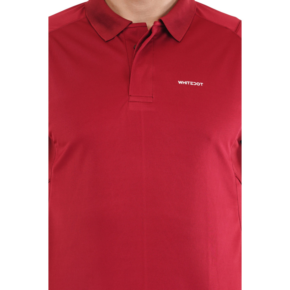 Omega Dri-FIT Maroon Polo T-Shirt Omega Dri-FIT Maroon Polo T-Shirt