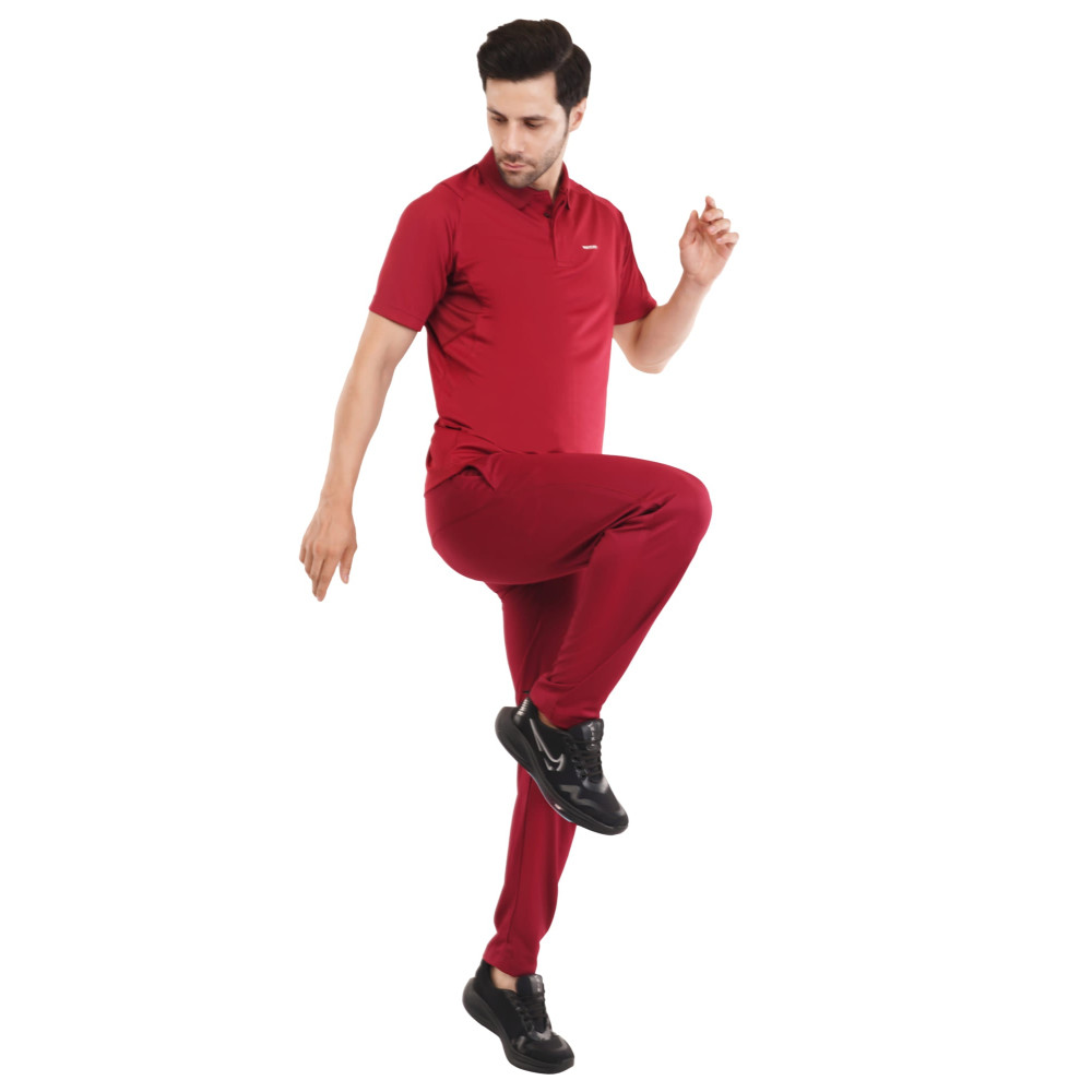 Omega Dri-FIT Maroon Polo T-Shirt Omega Dri-FIT Maroon Polo T-Shirt