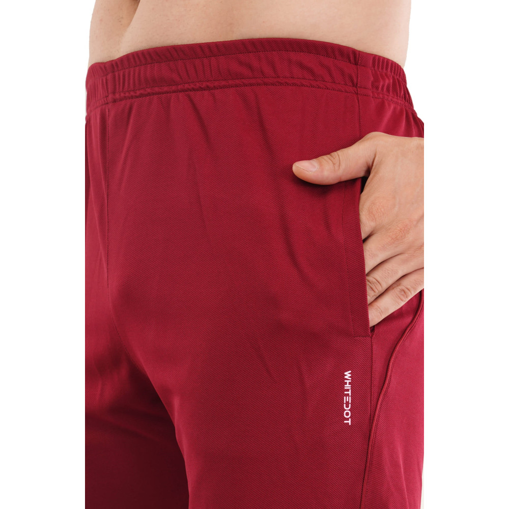 Omega Maroon Trouser Track Pants Omega Maroon Trouser Track Pants