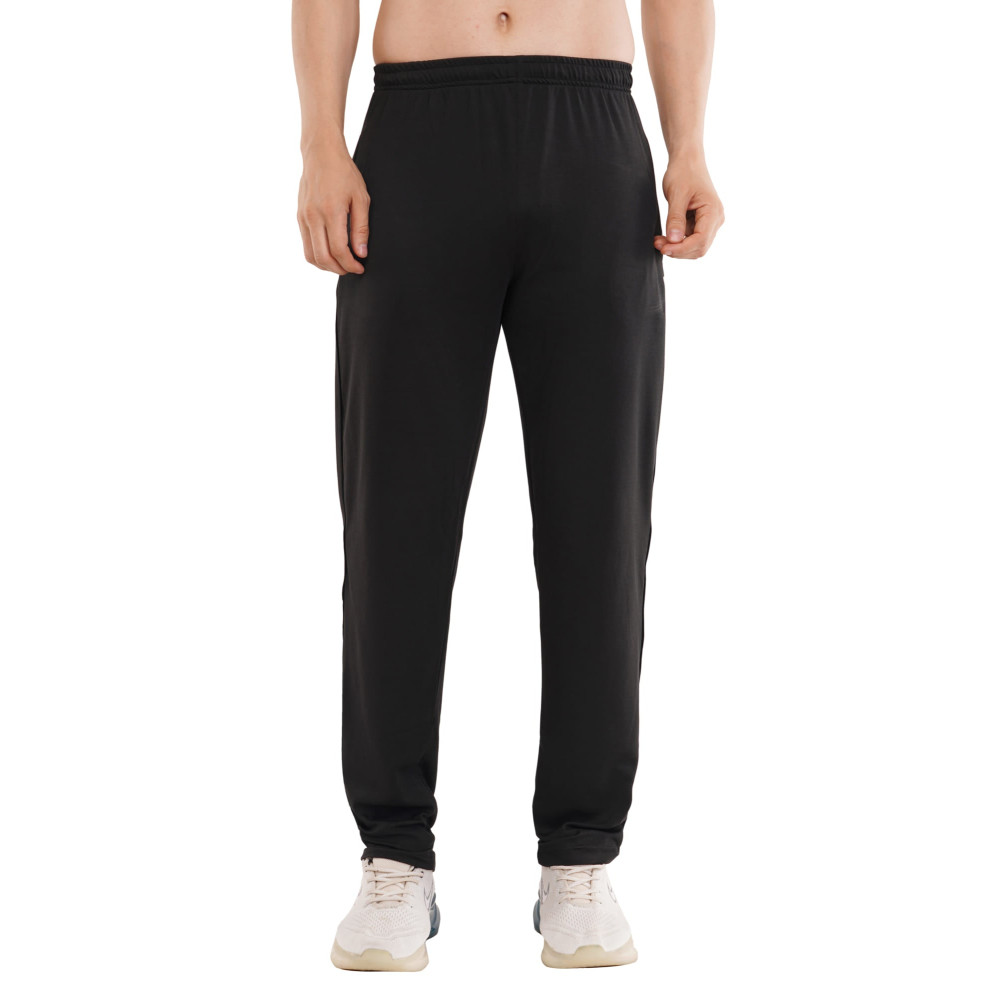 Omega Black Trouser Track Pants Omega Black Trouser Track Pants