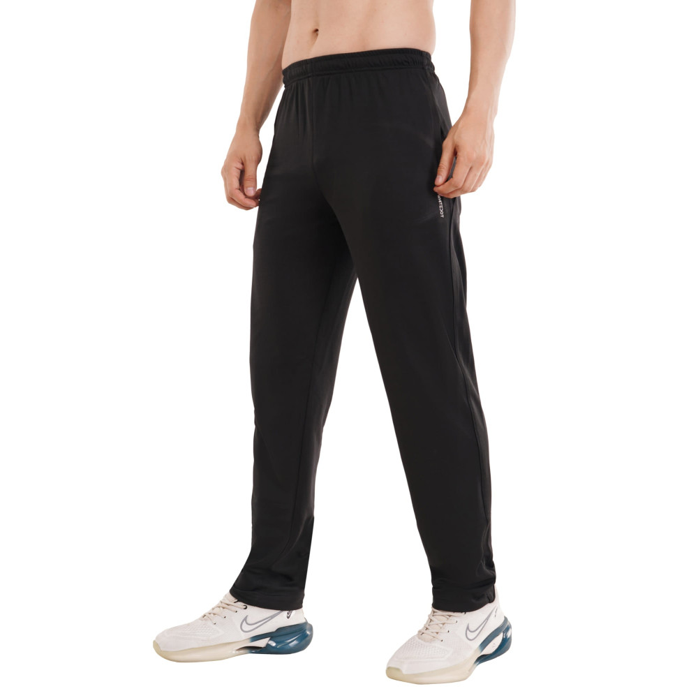 Omega Black Trouser Track Pants Omega Black Trouser Track Pants