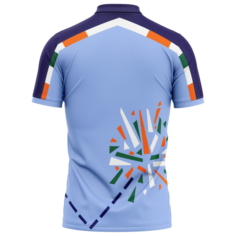 India Blue ICC World Cup 1996 Half Sleeves Cricket Fan Jersey India Blue ICC World Cup 1996 Half Sleeves Cricket Fan Jersey
