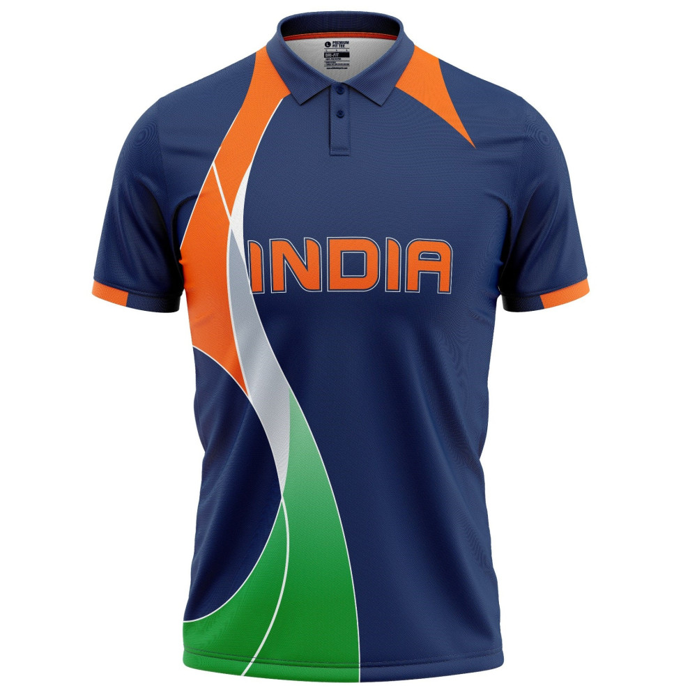 India T20 World Cup 2009 Half Sleeves Cricket Fan Jersey India T20 World Cup 2009 Half Sleeves Cricket Fan Jersey