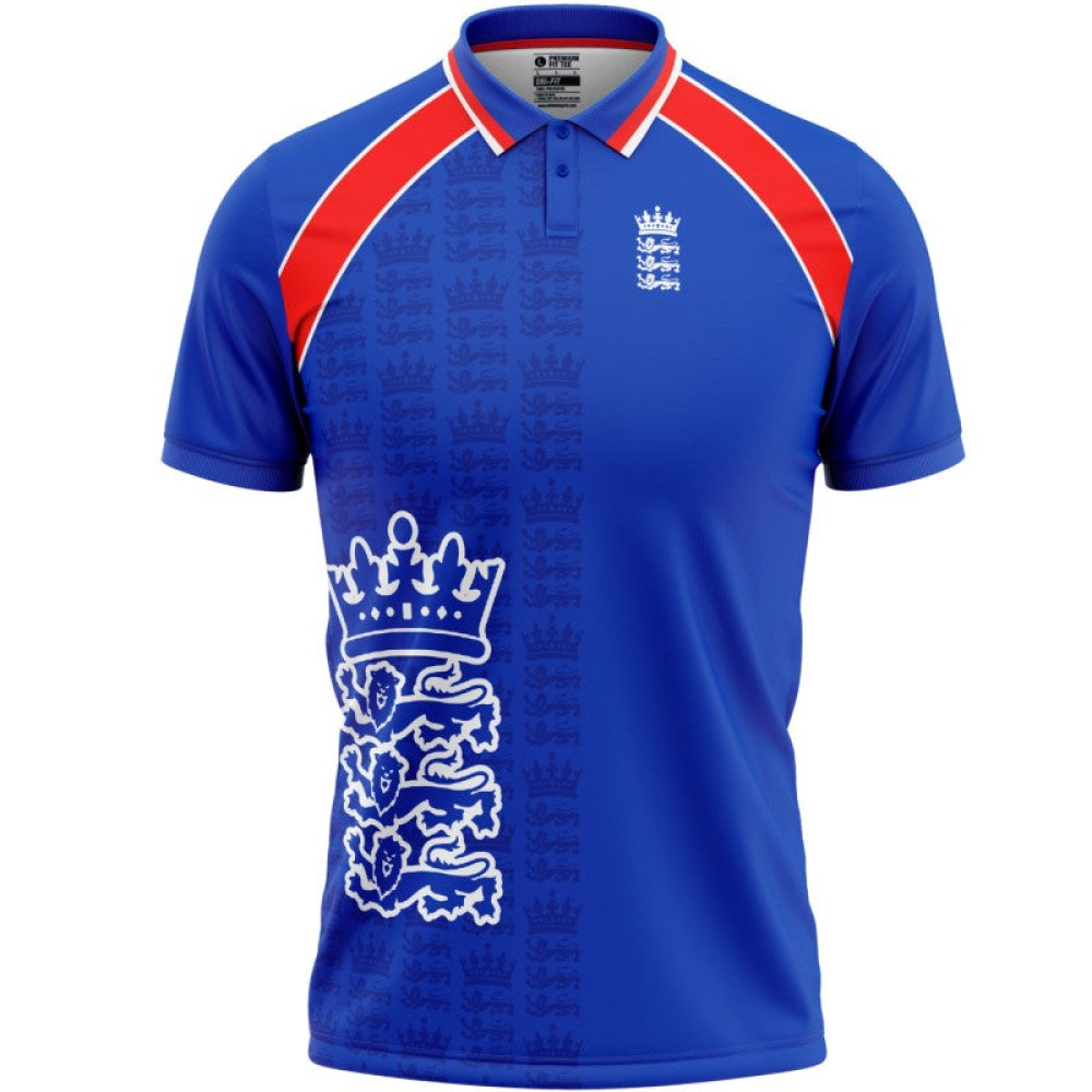 England Blue ODI World Cup 1999 Half Sleeves Cricket Fan Jersey England Blue ODI World Cup 1999 Half Sleeves Cricket Fan Jersey