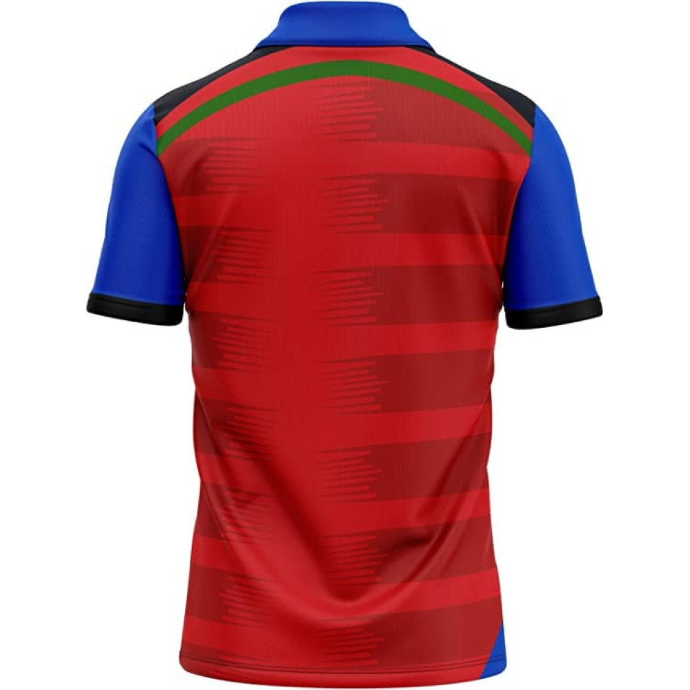 Afghanistan 2022 T20 World Cup Half Sleeves Cricket Fan Jersey Afghanistan 2022 T20 World Cup Half Sleeves Cricket Fan Jersey