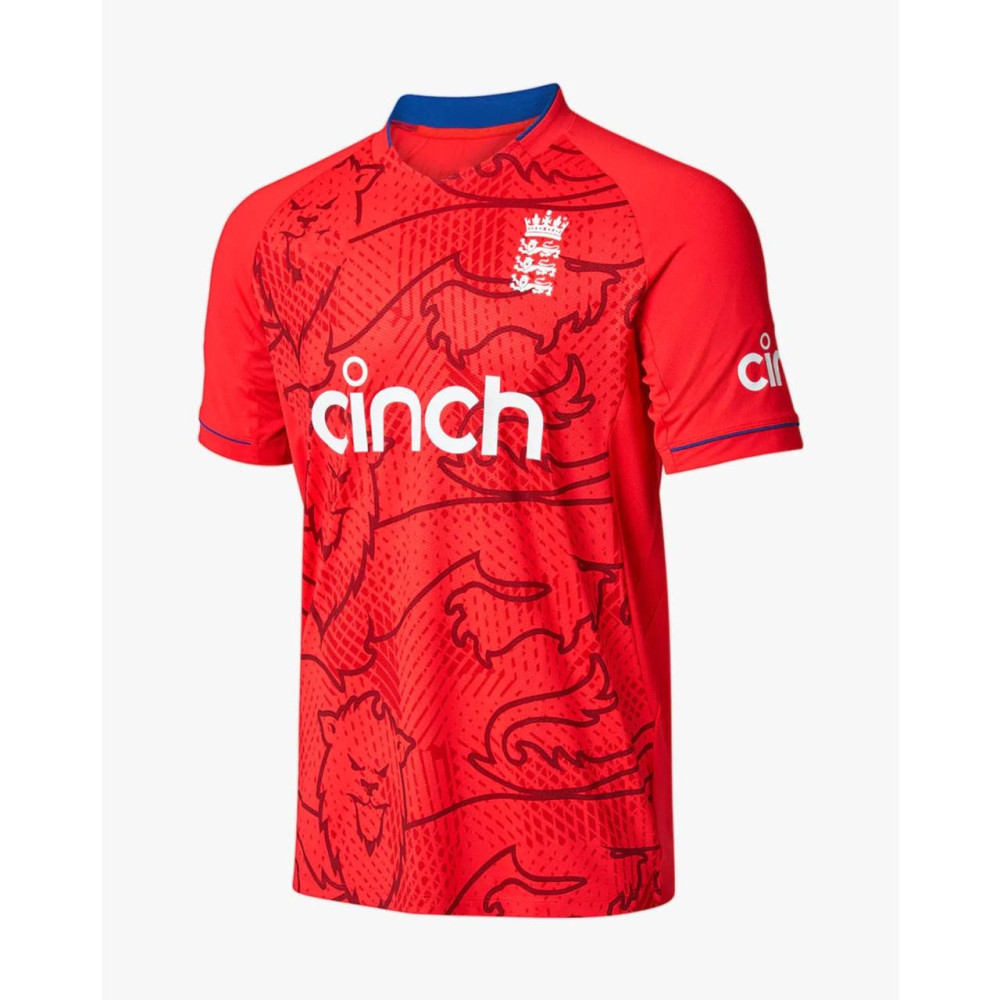England Red 2022 T20 World Cup Half Sleeves Cricket Fan Jersey England Red 2022 T20 World Cup Half Sleeves Cricket Fan Jersey
