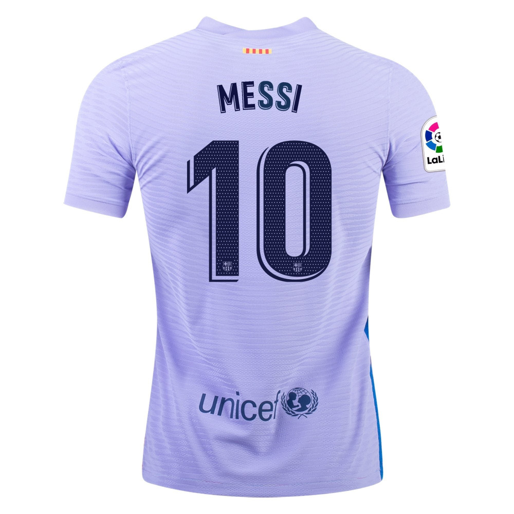 Lionel Messi Barcelona 21/22 Away Replica Football Fan Jersey Lionel Messi Barcelona 21/22 Away Replica Football Fan Jersey