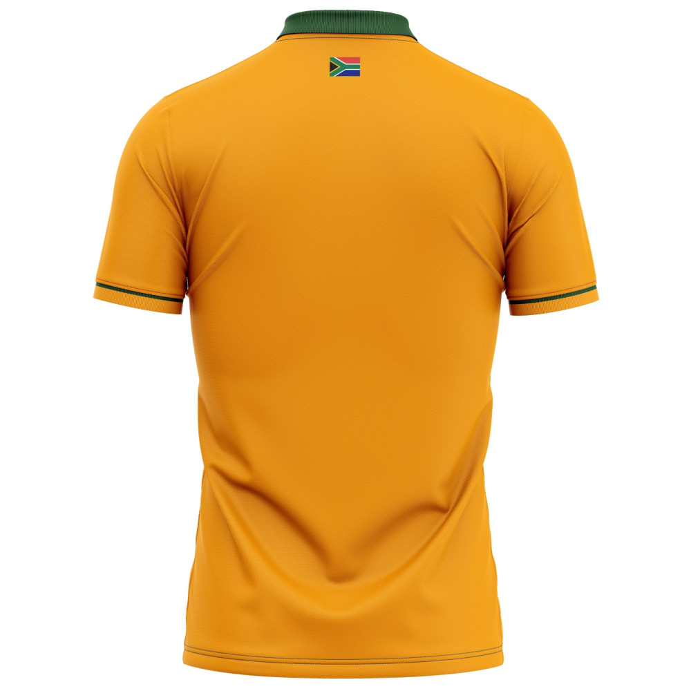 South Africa Yellow 2022 T20 World Cup Half Sleeves Cricket Fan Jersey South Africa Yellow 2022 T20 World Cup Half Sleeves Cricket Fan Jersey