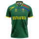 South Africa ODI World Cup 2023 Half Sleeves Cricket Fan Jersey South Africa ODI World Cup 2023 Half Sleeves Cricket Fan Jersey