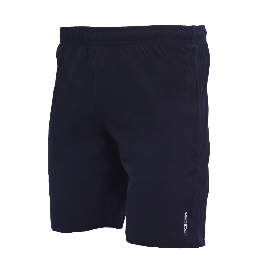 Navy Blue Training Shorts - Zipper Pockets Navy Blue Training Shorts - Zipper Pockets