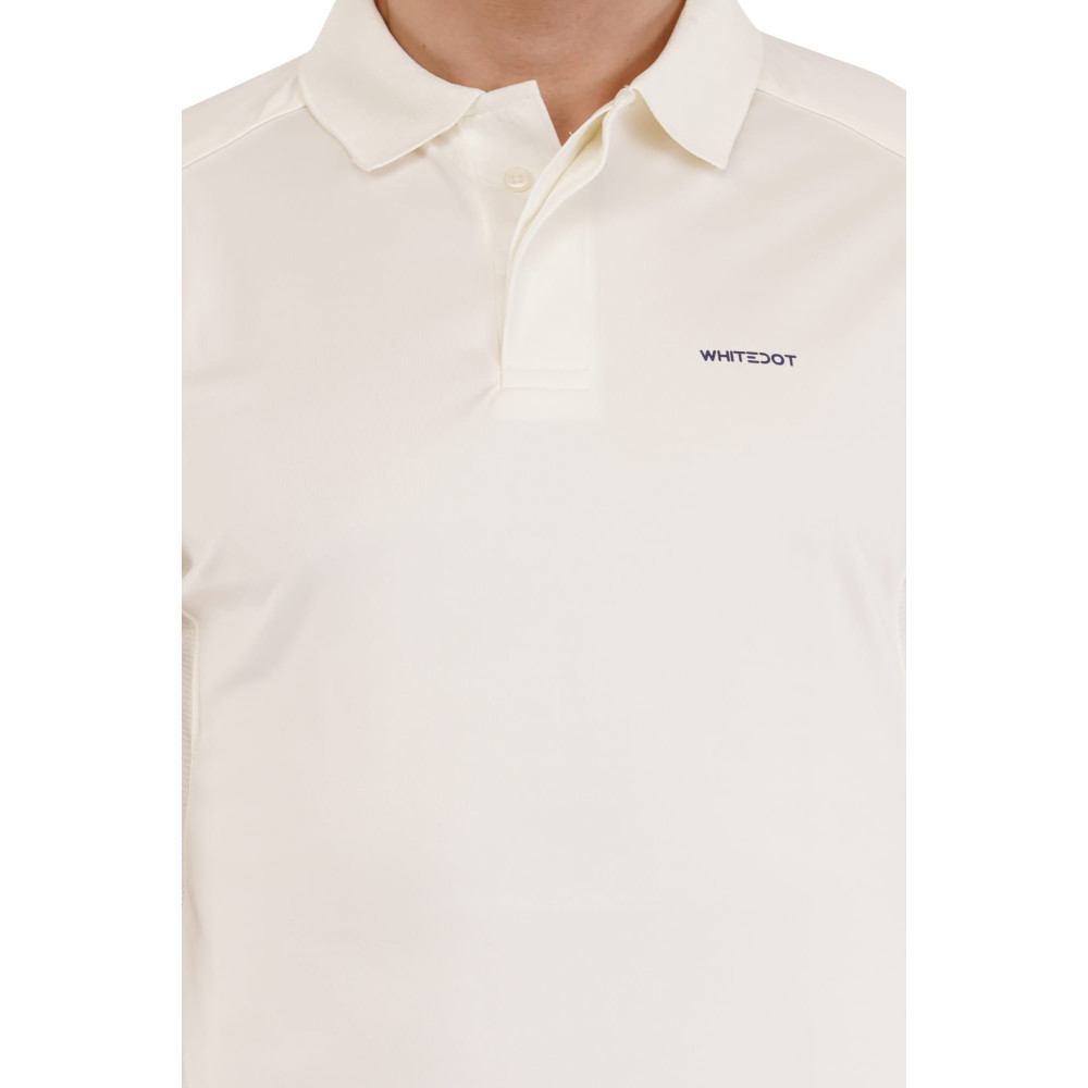 Hexa Dri-FIT Full Sleeves Polo T-Shirt - Off-White Hexa Dri-FIT Full Sleeves Polo T-Shirt - Off-White
