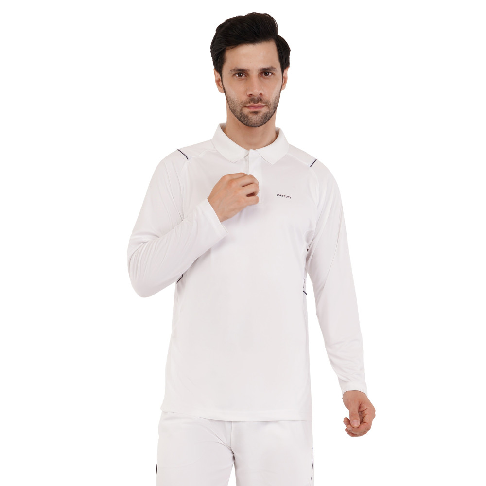 Omega Dri-FIT White Polo T-Shirt Full Sleeves Omega Dri-FIT White Polo T-Shirt Full Sleeves