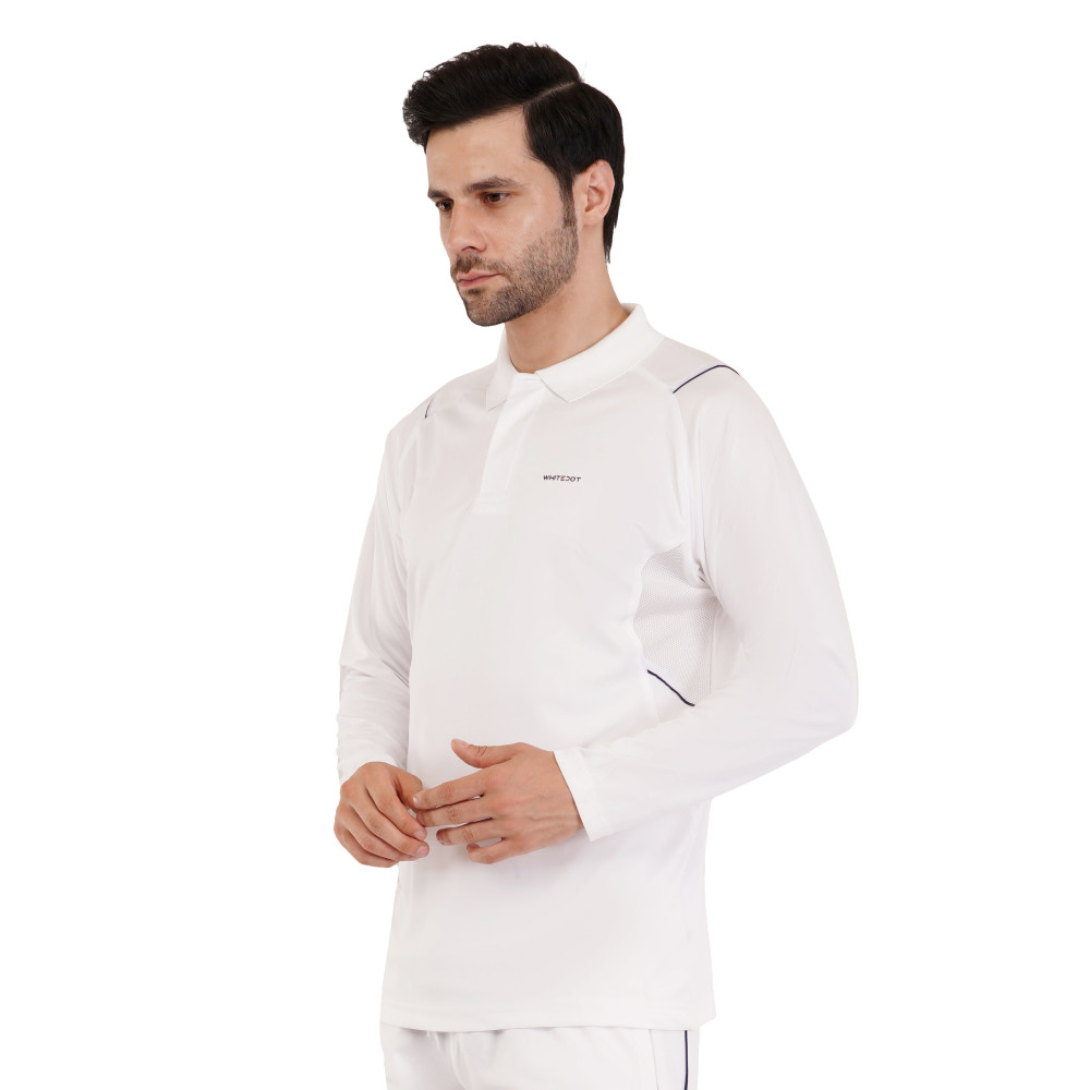 Omega Dri-FIT White Polo T-Shirt Full Sleeves Omega Dri-FIT White Polo T-Shirt Full Sleeves