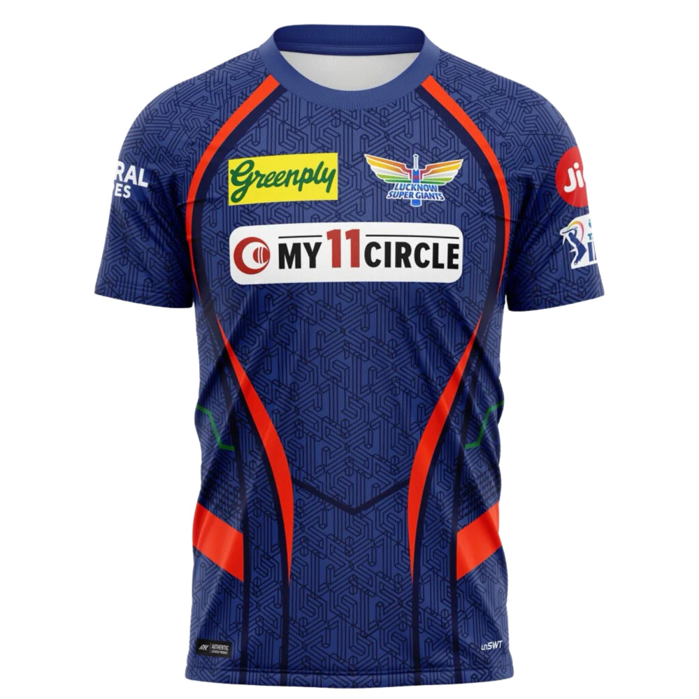 Lucknow Super Giants IPL Replica jersey 2024 (LSG 2024 With Name Personalization) Lucknow Super Giants IPL Replica jersey 2024 (LSG 2024 With Name Personalization)